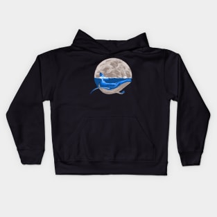 Lunar Whale Kids Hoodie